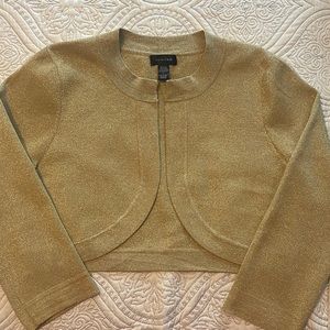 Gold Sparkly Bolo Jacket! New!